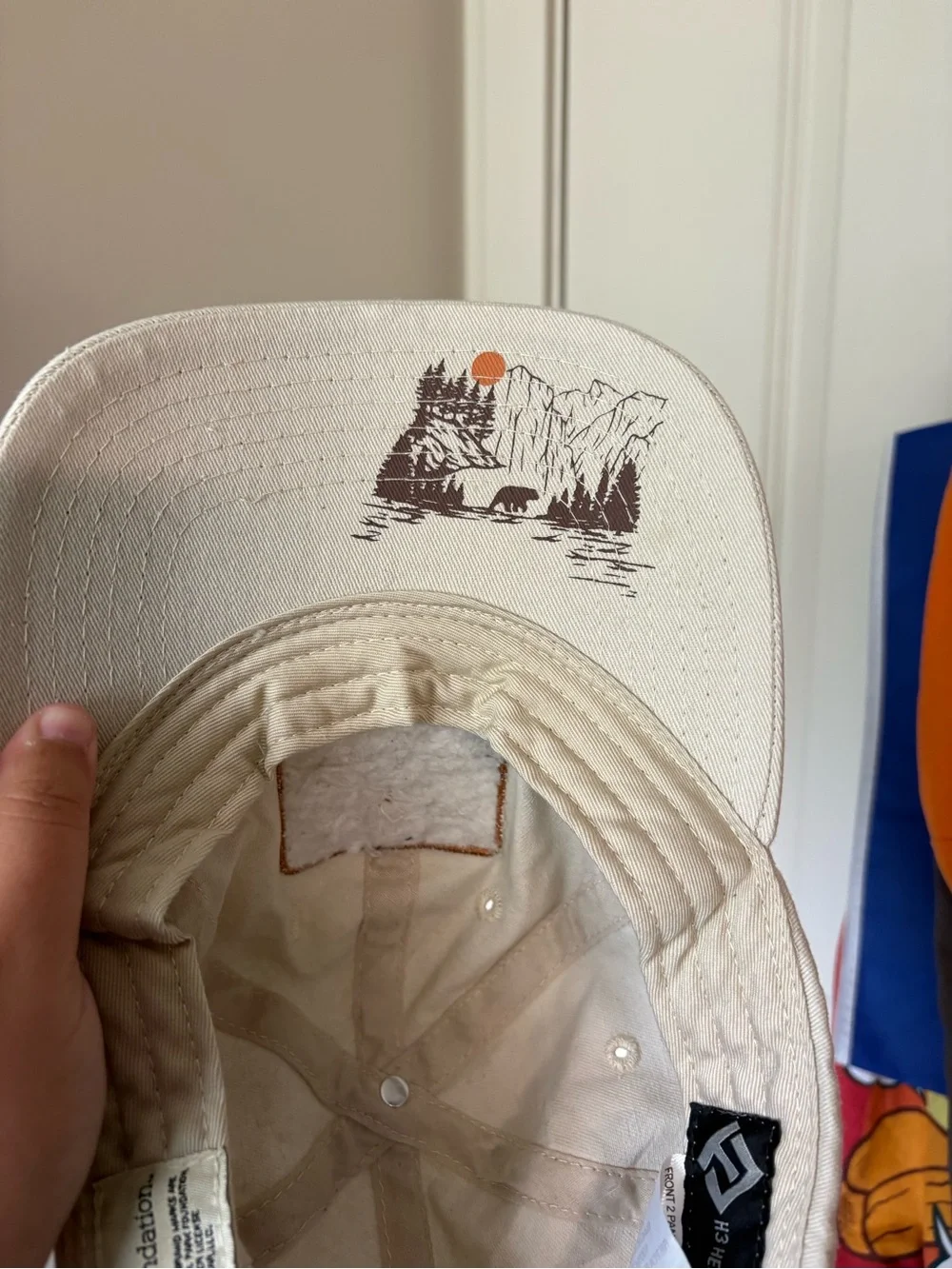 Yosemite National Park Patch Baseball Cap - Cream